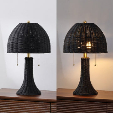 Joanie 22" Bohemian Rustic Iron LED Table Lamp